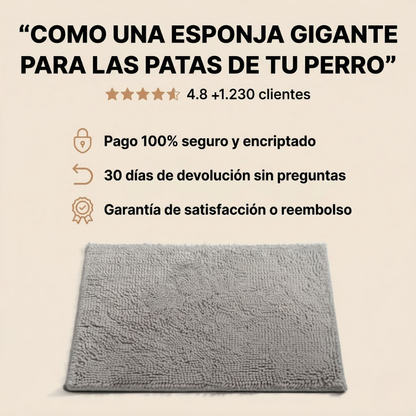 MudPaw: Alfombra secapatas (chenilla de microfibra ultra absorbente)